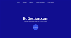 Desktop Screenshot of bdgestion.com