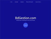 Tablet Screenshot of bdgestion.com